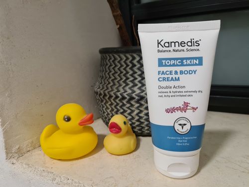 Customer photo review of קרם לחות טיפולי לעור יבש עד יבש במיוחד | TOPIC FACE & BODY CREAM