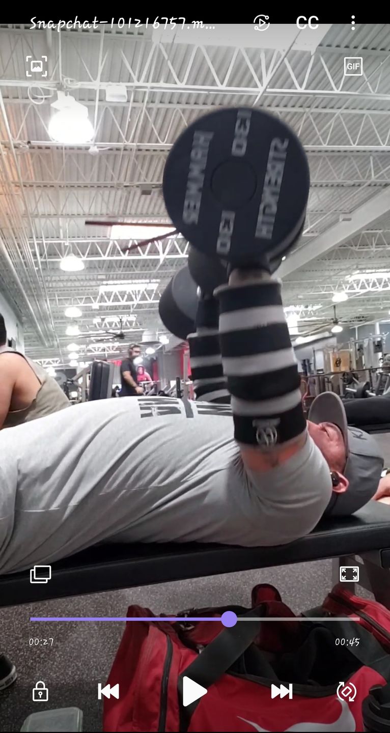 Customer photo review of Strength Shop Odin Elbow Sleeves - Triple Ply