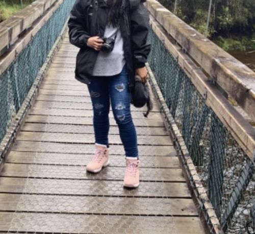 Customer photo review of Snow Hiking Boots, Warm Winter Shoes