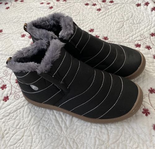 Customer photo review of Anti-Slip Waterproof Slip On Winter Shoes