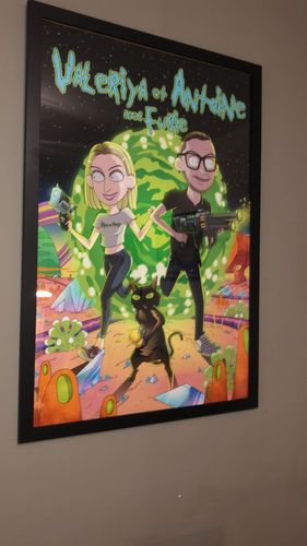 Customer photo review of Impression sur Poster (ne comprend pas le dessin)