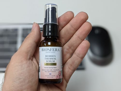 Customer photo review of Berries Thermal Serum
