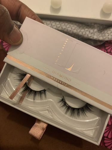 Customer photo review of Magnetic Eyelashes