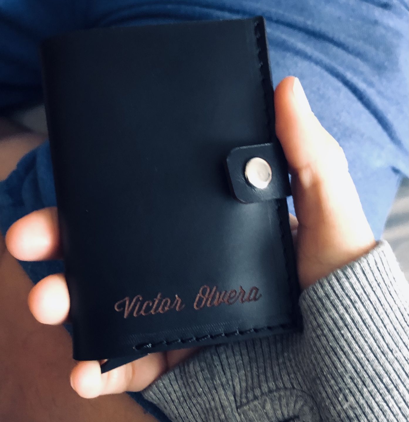 Customer photo review of RFID Wallet