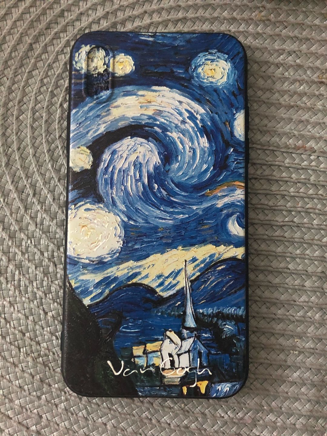 Customer photo review of Van gogh embossed iPhone cases