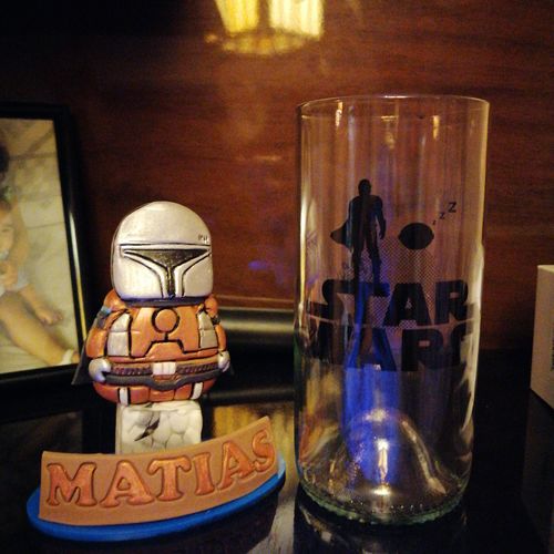 Customer photo review of The Mandalorian - Green Glass