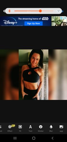 Customer photo review of Anti Cellulite Honeycomb Textured Scrunch Booty Black Leggings