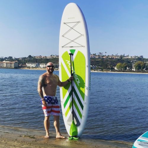 Customer photo review of Murtisol Pro 10.5'33"6" Inflatable Paddle Board Stand Up Paddle Board