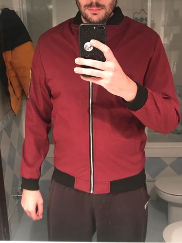 Customer photo review of Outdoor Casual Bomber Jackets