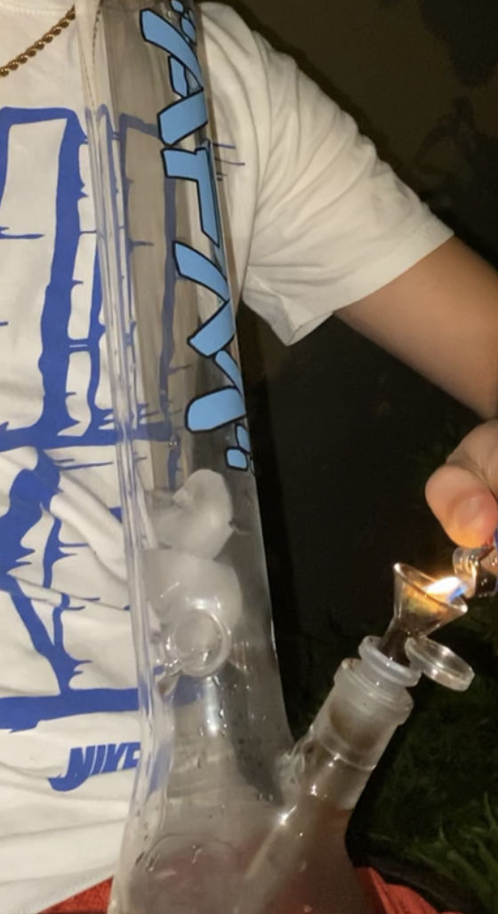 Customer photo review of The Beaker 5mm 18" - Clear