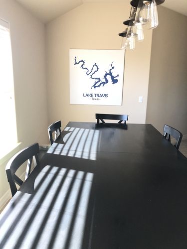 Customer photo review of Custom Lake Square Canvas