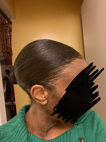 Customer photo review of Braids, Loc & Twist Firm Hold Pomade | 4 oz