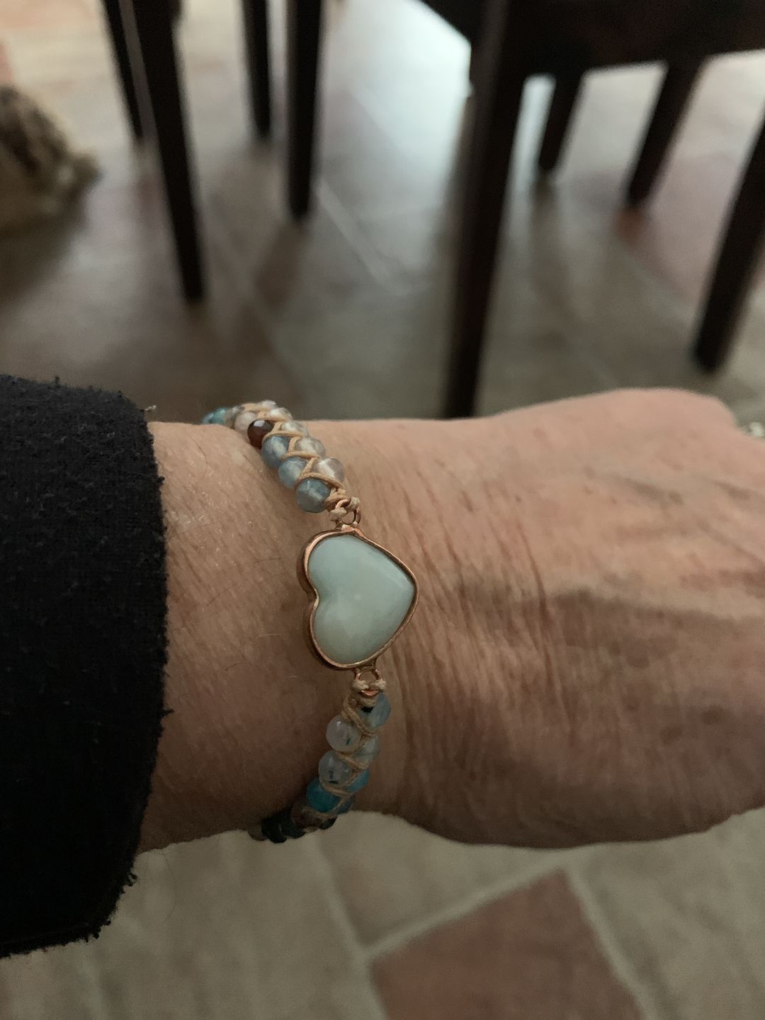 Customer photo review of Amazonite Love Protection Bracelet