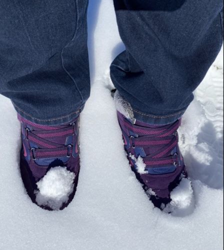 Customer photo review of Comfy Warm Ankle Snow Boots For Women