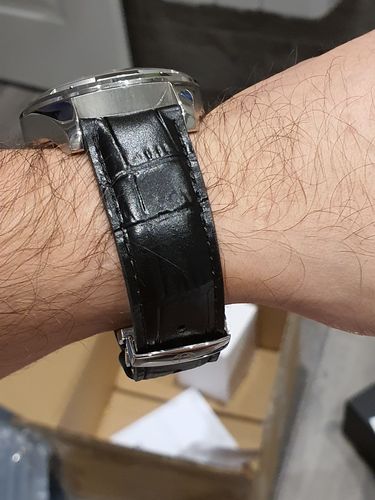 Customer photo review of Leather Alligator Straps for Hyperion Only