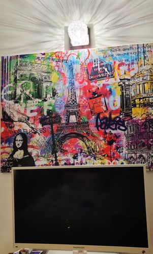 Customer photo review of Tableau Pop Art Paris