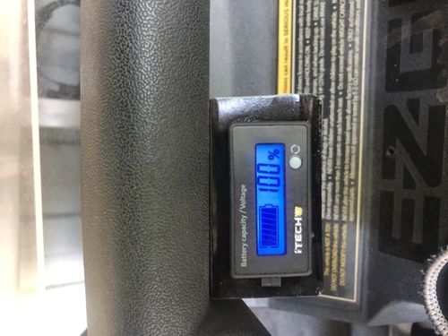 Customer photo review of iTECH120 Lithium Battery Volt Meter