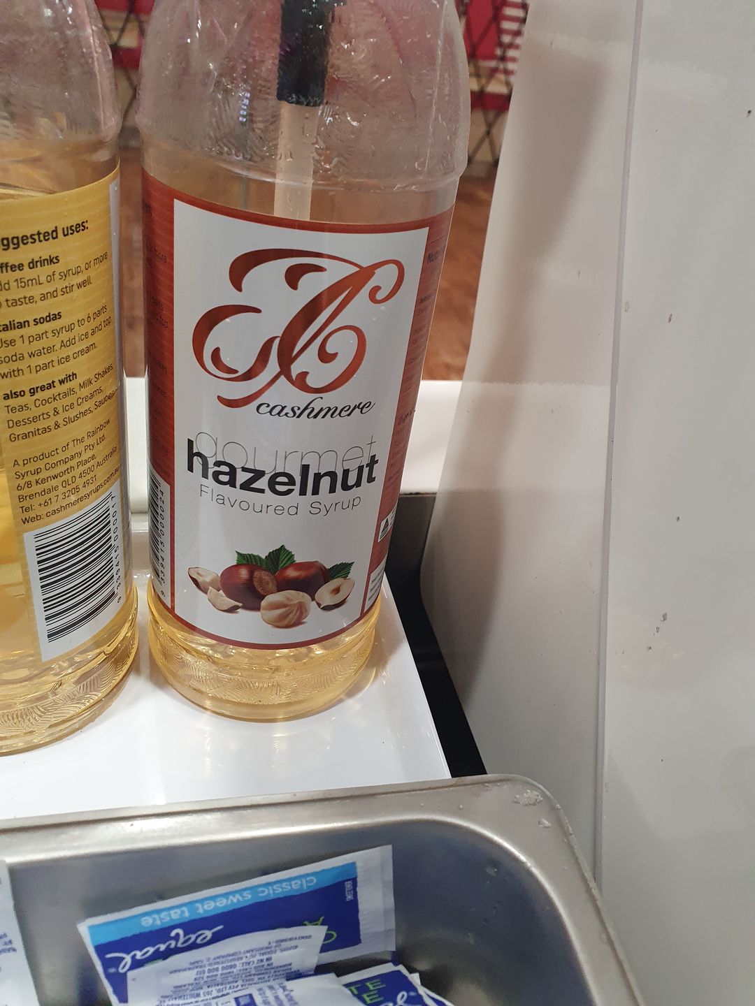 Customer photo review of Hazelnut Coffee Syrup