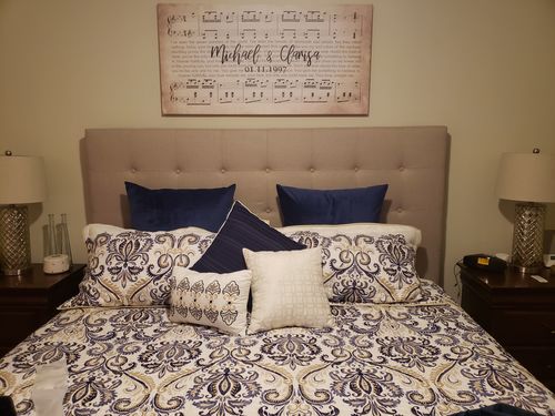 Customer photo review of Custom Couple Music Premium Canvas - Ready to Hang