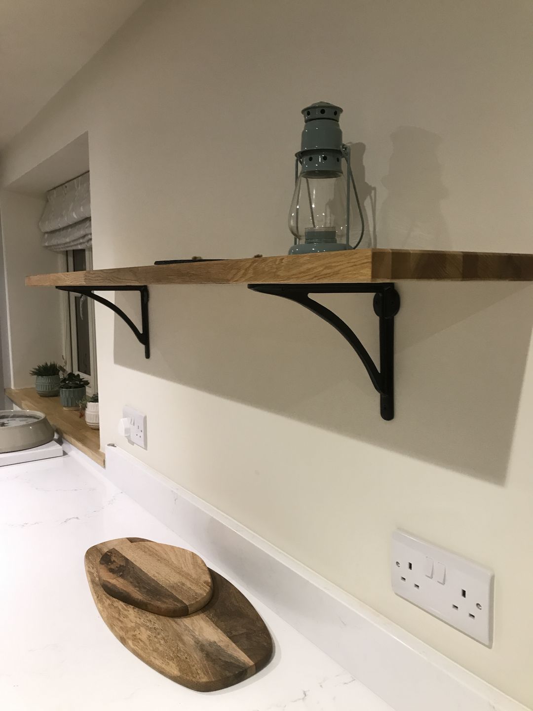 Customer photo review of 8 Inch Ironbridge Cast Iron Shelf Bracket