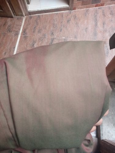 Customer photo review of Fantasy Chambray Fine Quality Wash and Wear ( Unstitched ) Amber Olive