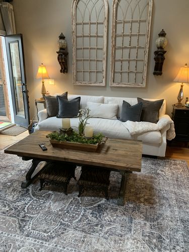Customer photo review of Distressed Vintage Kendra Ash Area Rug