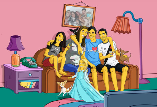 Customer photo review of RETRATO EM ARQUIVO DIGITAL FAMILIA AMARELA