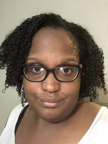 Customer photo review of Curly Hair Shampoo with Aloe Vera for Moisturizing Hair (Fragrance-Free)