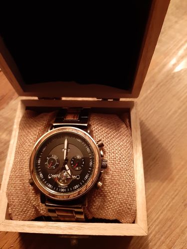 Customer photo review of Wood o'clock - Bergland