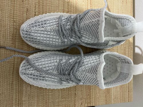 Customer photo review of Net Surface Breathable Lace-Up Sneakers