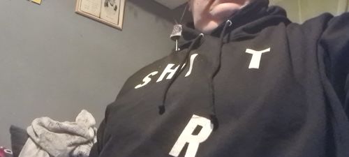 Customer photo review of Sh*t Shirt   - Unisex Kapuzenpullover Hoodie