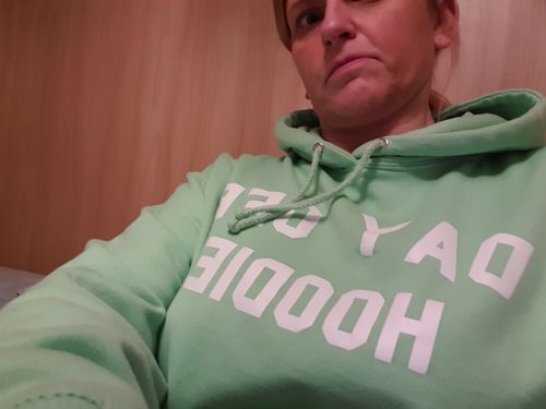 Customer photo review of Day Off Hoodie (MRK X)