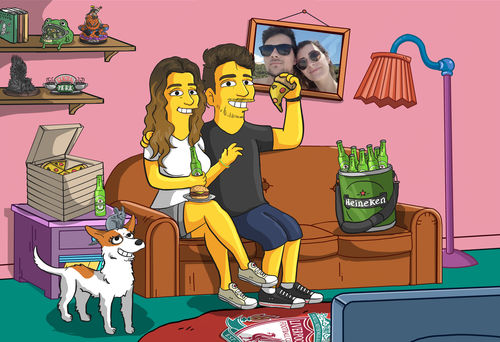 Customer photo review of RETRATO EM ARQUIVO DIGITAL FAMILIA AMARELA