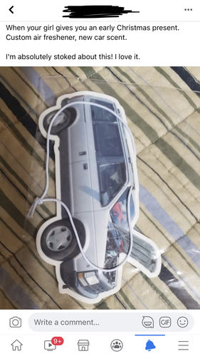 Customer photo review of Custom Air Freshener