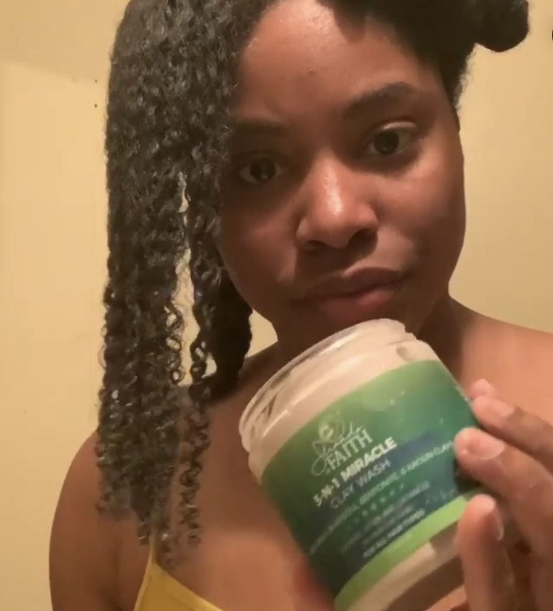 Customer photo review of Miracle 3-n-1 Clay Wash