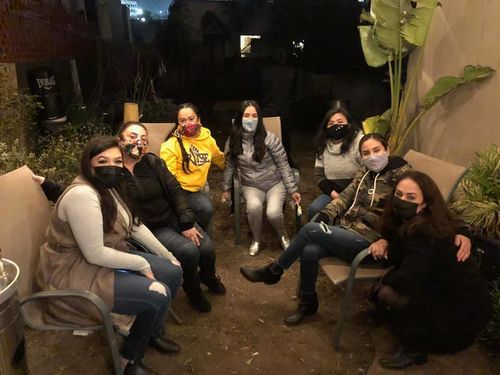 Customer photo review of Rise Patch Hood Pullover