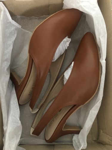 Customer photo review of Callie Heels in Tan