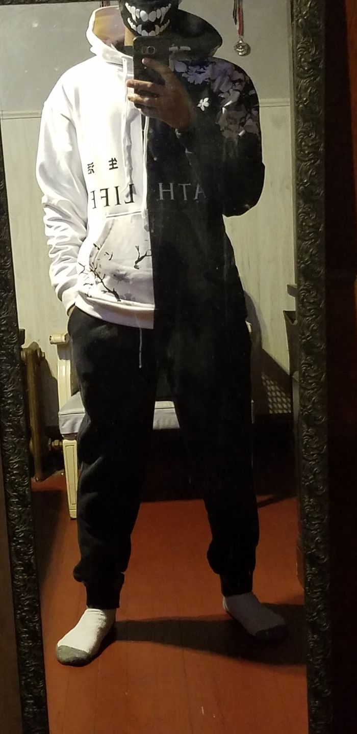 Customer photo review of Death & Life Hoodie