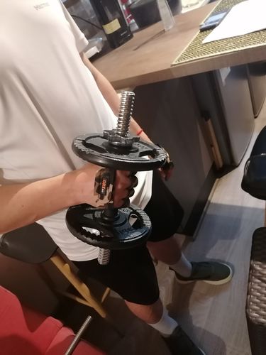 Customer photo review of Guantes Pesas GRAB Mujer