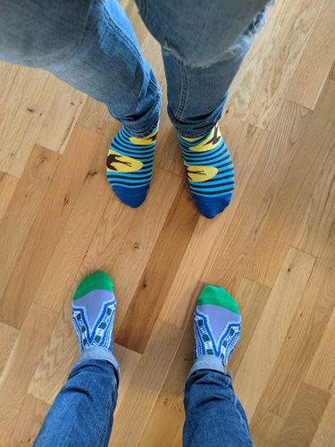 Customer photo review of The New Afrisocks Collection