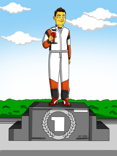 Customer photo review of Caricature cartoon dessinée à la main: en mode jaune