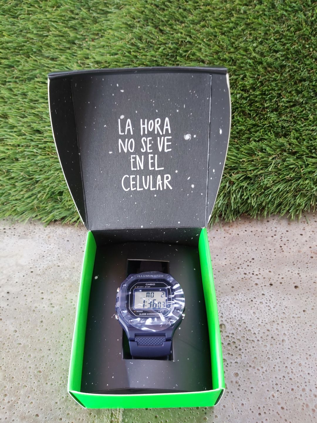 Customer photo review of Reloj Casio Vintage W-218H-2AVDF Azul
