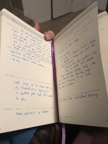 Customer photo review of The Daily Kairos Journal