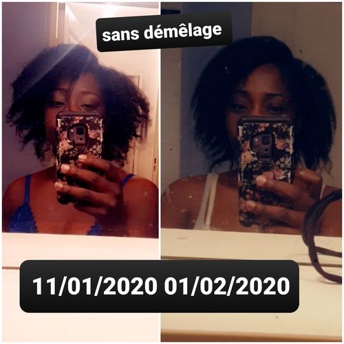 Customer photo review of Good Hair Vitamins - 1 mois