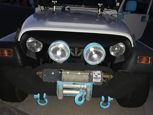 Customer photo review of Shark Grille - Matte Black (97 - 06 Wrangler TJ )