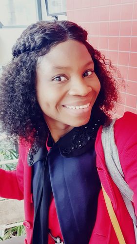 Customer photo review of Bobo Wig Front Lace 13x4" | Kinky Curly