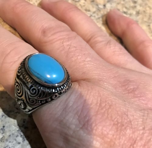 Customer photo review of NAVAJO STONE RING