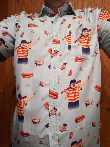 Customer photo review of The Great Hambino – Short Sleeve Shirt