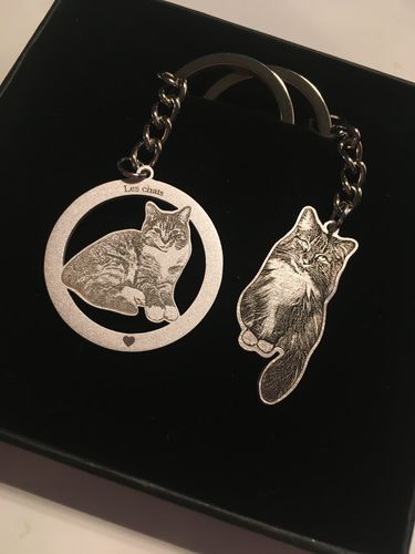 Customer photo review of Silvercut™ Keychain