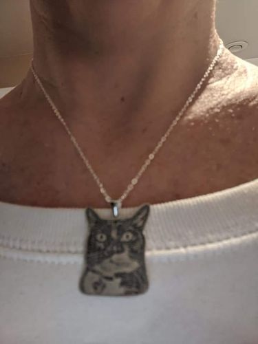 Customer photo review of Silvercut™ Necklace
